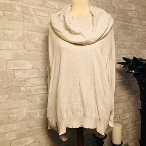 Light Gray Cowl Neck Sweater